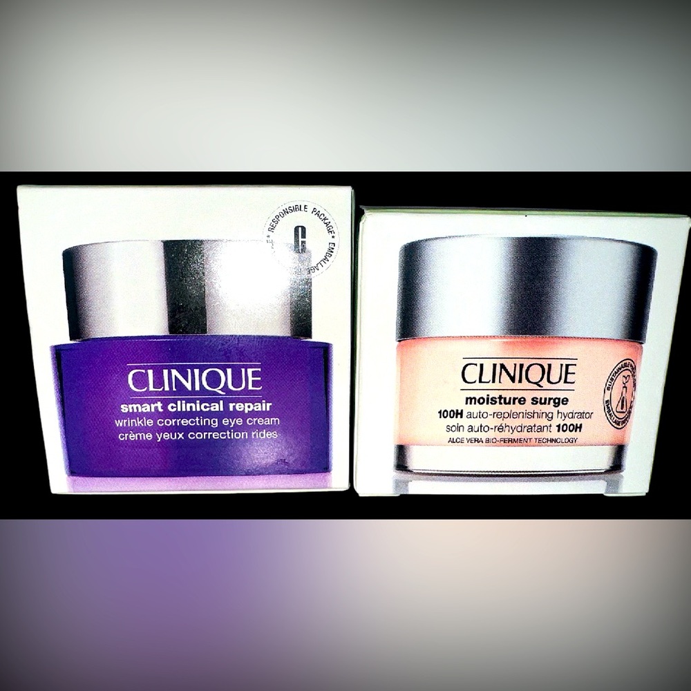 Clinique moisturizer and eye cream